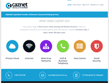 Tablet Screenshot of caznet.com.au